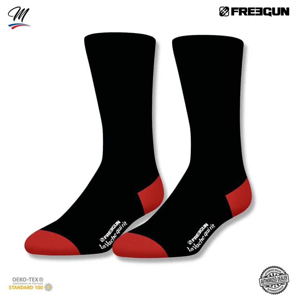 FREEGUN Set of 2 pairs of Men's "The Laughing Cow" Socks