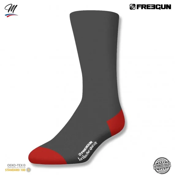 Lote de 2 pares de calcetines para hombre "La vaca que ríe (Calcetines de fantasía) Freegun chez FrenchMarket