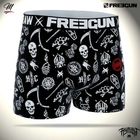 Calzoncillos Rock & Tattoo "HYRAW" para hombre (Calzoncillos para hombre) Freegun chez FrenchMarket
