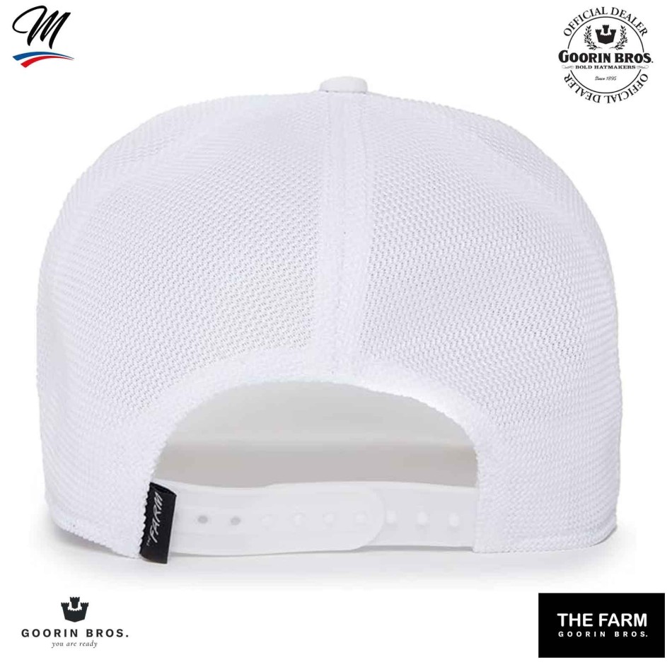 GOORIN BROS Vit Trucker Hästkeps "Platinium HIGH RIDER