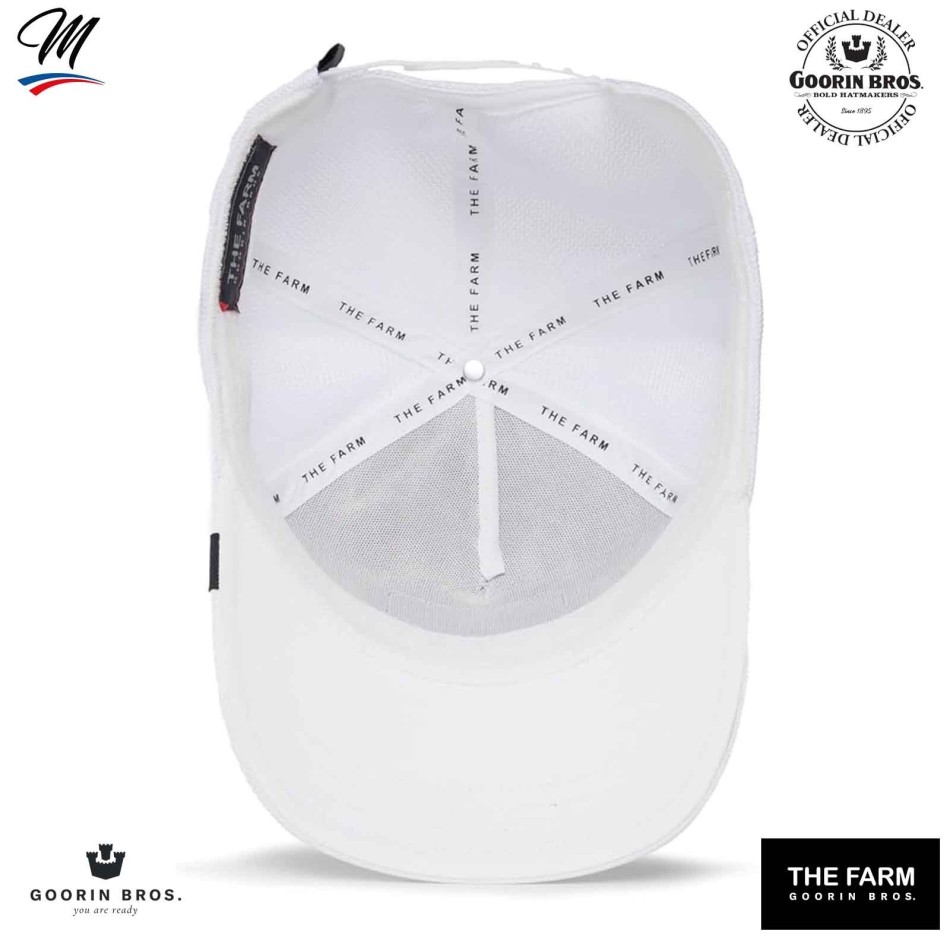 GOORIN BROS White Trucker Horse Cap "Platinium HIGH RIDER