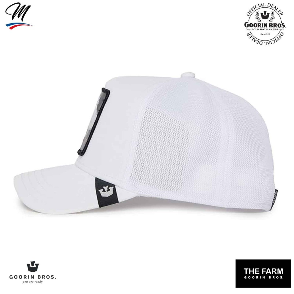 GOORIN BROS Vit Trucker Hästkeps "Platinium HIGH RIDER
