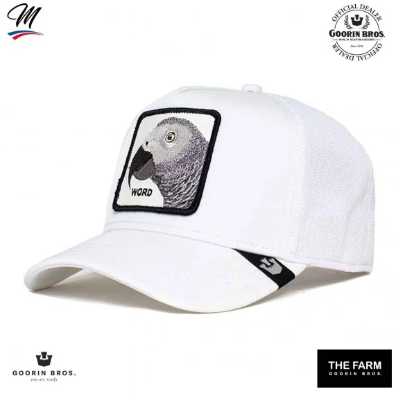 Platinium WORD" Trucker Papegaai pet (Caps) Goorin Bros chez FrenchMarket