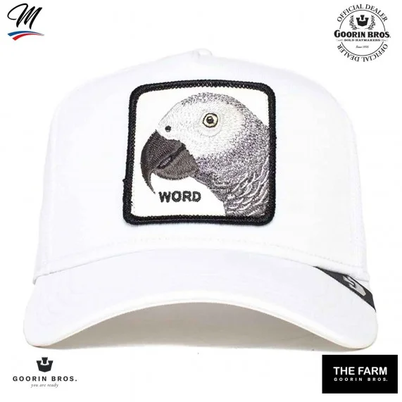 Trucker Cap Papagei "Platinium WORD" (Cap) Goorin Bros auf FrenchMarket
