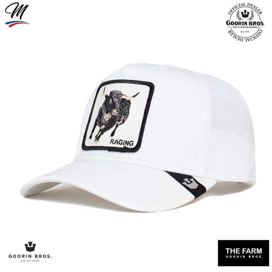 Platinium RAGING Bull Trucker Cap (Caps) Goorin Bros chez FrenchMarket