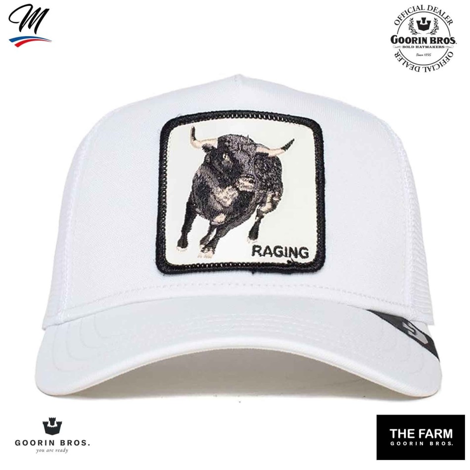 GOORIN BROS "Platinium RAGING" Vit tjurkeps