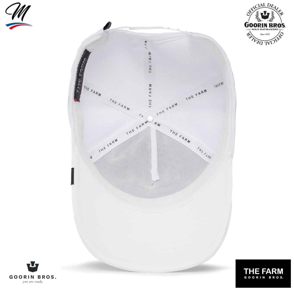 GOORIN BROS "Platinium RAGING" Vit tjurkeps