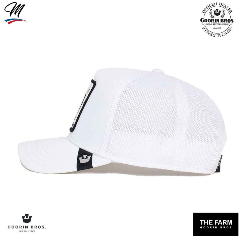 GOORIN BROS "Platinium RAGING" Vit tjurkeps