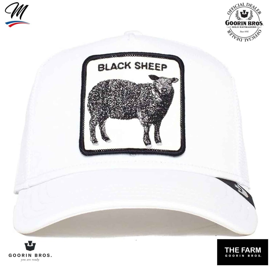 GOORIN BROS Får Vit keps "Platinium BLACK SHEEP