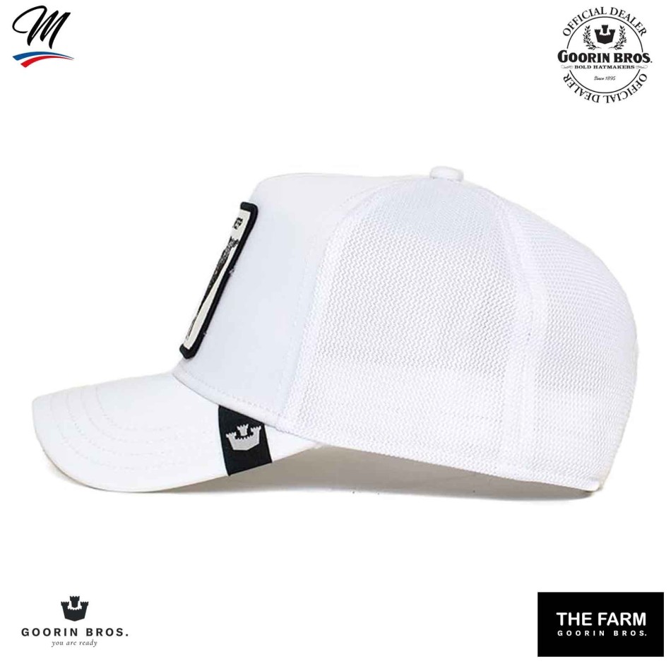 Platinium BLACK SHEEP" Schapenvacht Trucker Cap (Caps) Goorin Bros chez FrenchMarket