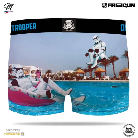 Boxer da uomo "Happy Summer" Stormtrooper (Boxer da uomo) Freegun chez FrenchMarket