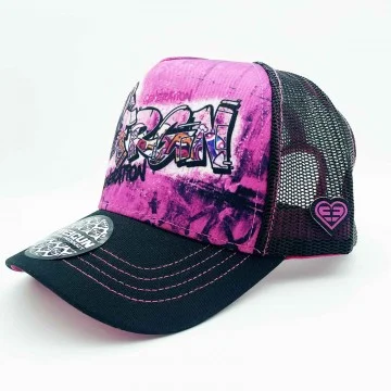 Graffity" Trucker-cap voor dames (Caps) Freegun chez FrenchMarket