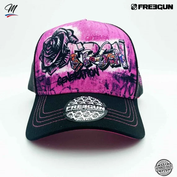 Graffity" Trucker-cap voor dames (Caps) Freegun chez FrenchMarket