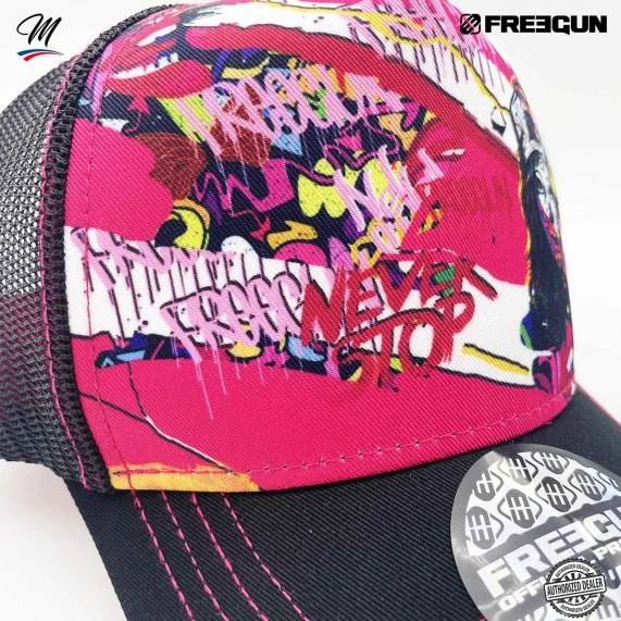 Graffity" Trucker-cap voor dames (Caps) Freegun chez FrenchMarket