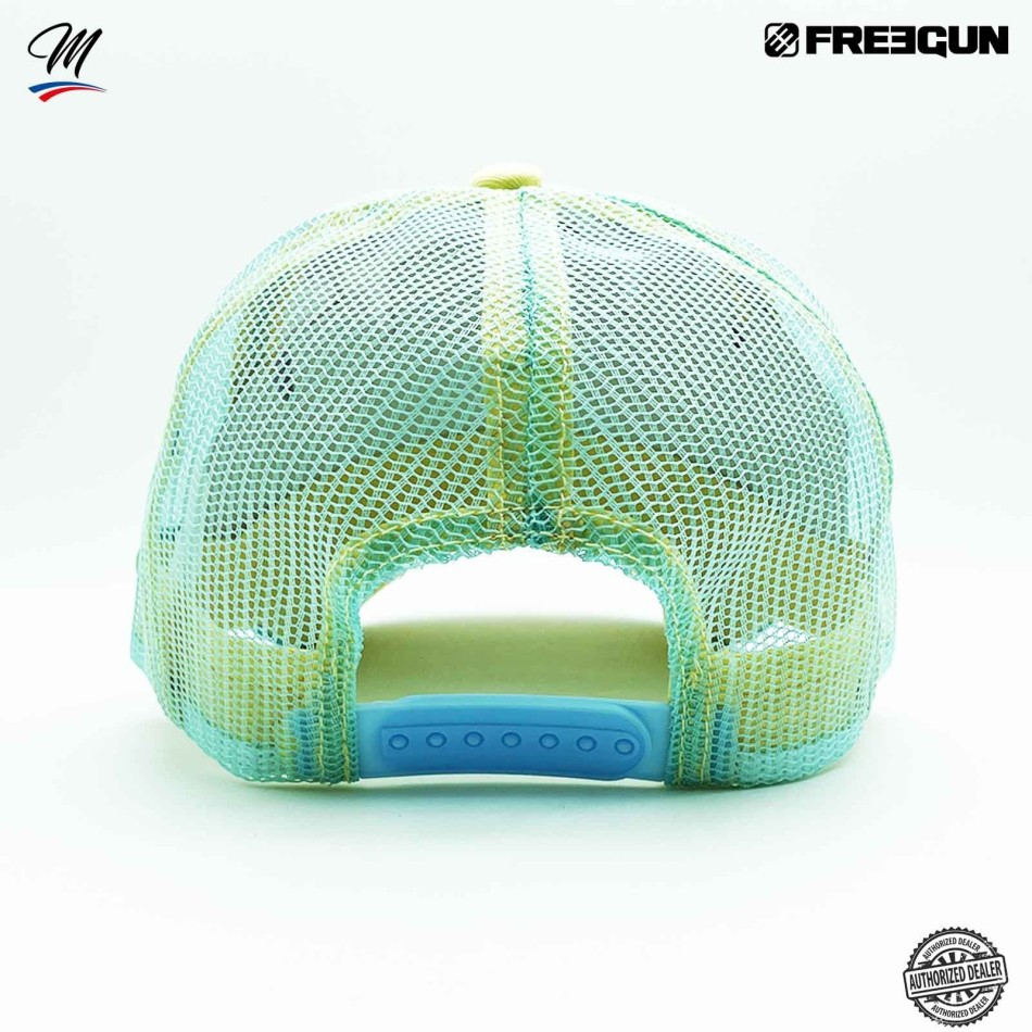 FREEGUN Truckerkeps för kvinnor "Summer Beach" Palm Wave Turkos