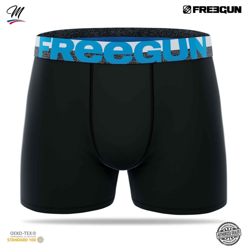 FREEGUN Set med 6 herrboxershorts i bomull "Dynamik Edition" Gratis leverans