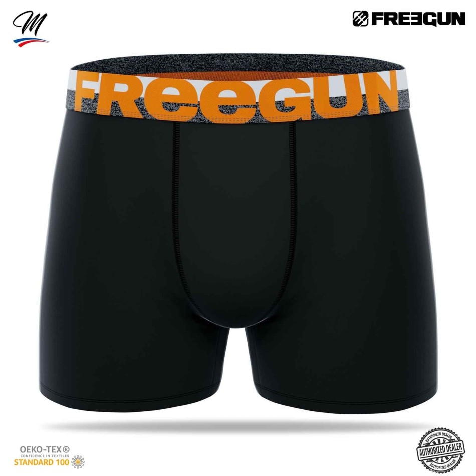 FREEGUN Set med 6 herrboxershorts i bomull "Dynamik Edition" Gratis leverans