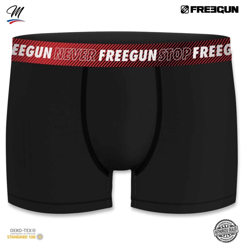 FREEGUN - uppsättning med 6 boxershorts i bomull "B7 Color & Camou" för män
