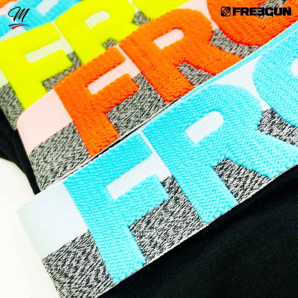 FREEGUN Set med 6 herrboxershorts i bomull "Dynamik Edition" Gratis leverans