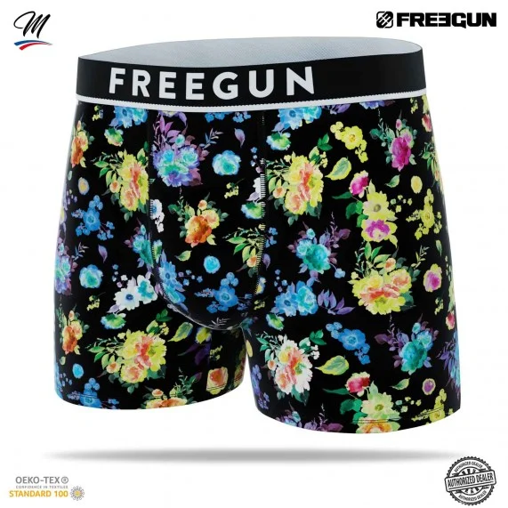 Lot de 3 Boxers Homme Coton "Premium Signature Flowers" (Lot boxers Homme) Freegun chez FrenchMarket Lot de 3 Boxers Homme Coton "Premium Signature Flowers" (Lot boxers Homme) Freegun chez FrenchMarket