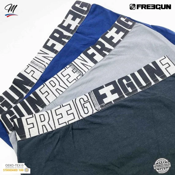 Set di 3 boxer da uomo in cotone Premium Signature AND (Boxer da uomo) Freegun chez FrenchMarket Set di 3 boxer da uomo in cotone Premium Signature AND (Boxer da uomo) Freegun chez FrenchMarket