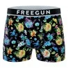 Boxer Mann Baumwolle "Premium Signature Flowers" (Boxershorts Mann) Freegun auf FrenchMarket