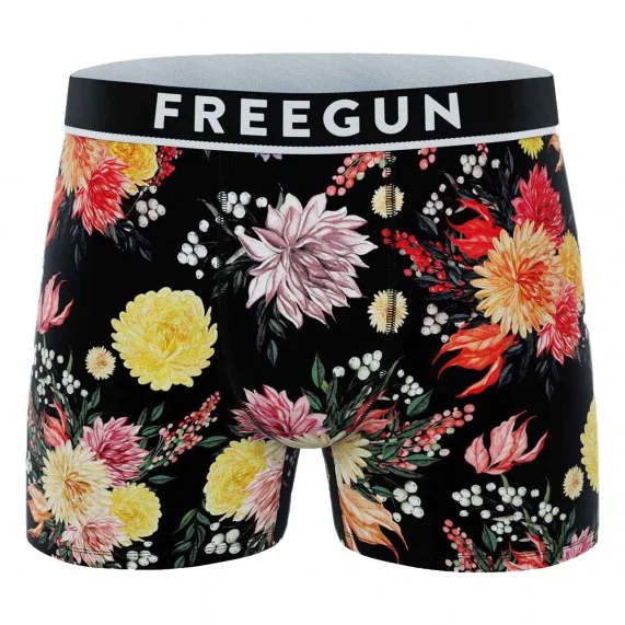 Boxer in cotone "Premium Signature Flowers" per uomo (Boxer da uomo) Freegun chez FrenchMarket