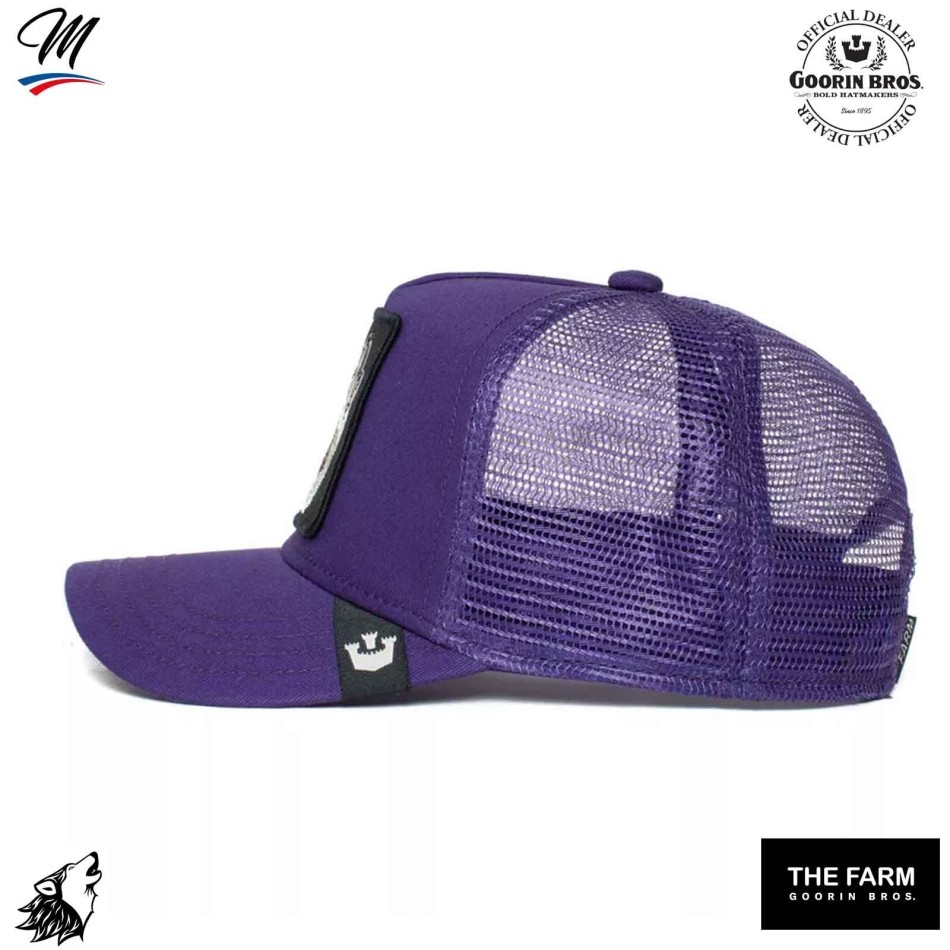 GOORIN BROS Truckerkeps för barn WOLF- Wolf Navy eller Purple