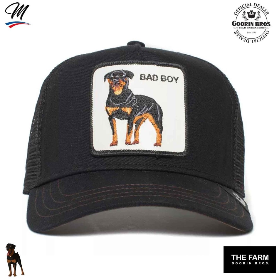 GOORIN BROS Bad Boy Trucker Child Cap - Rotweiller Dog