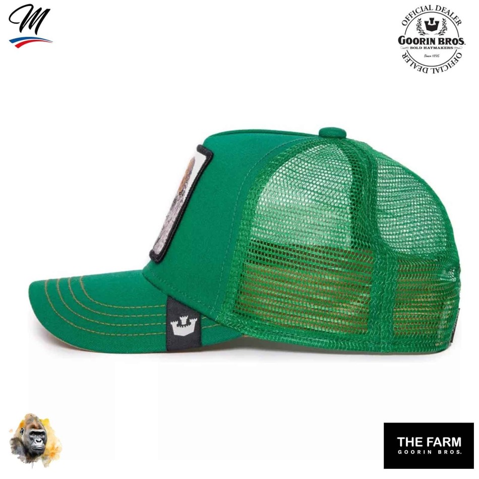 GOORIN BROS Grön keps Barn Trucker BOSS - Gorilla Fri leverans