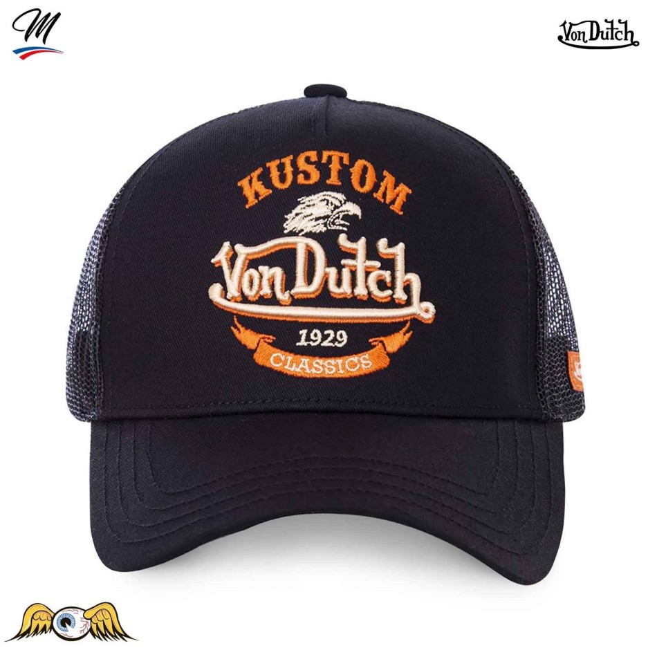 VON DUTCH Trucker Eagle Kustom-keps för barn Fri leverans
