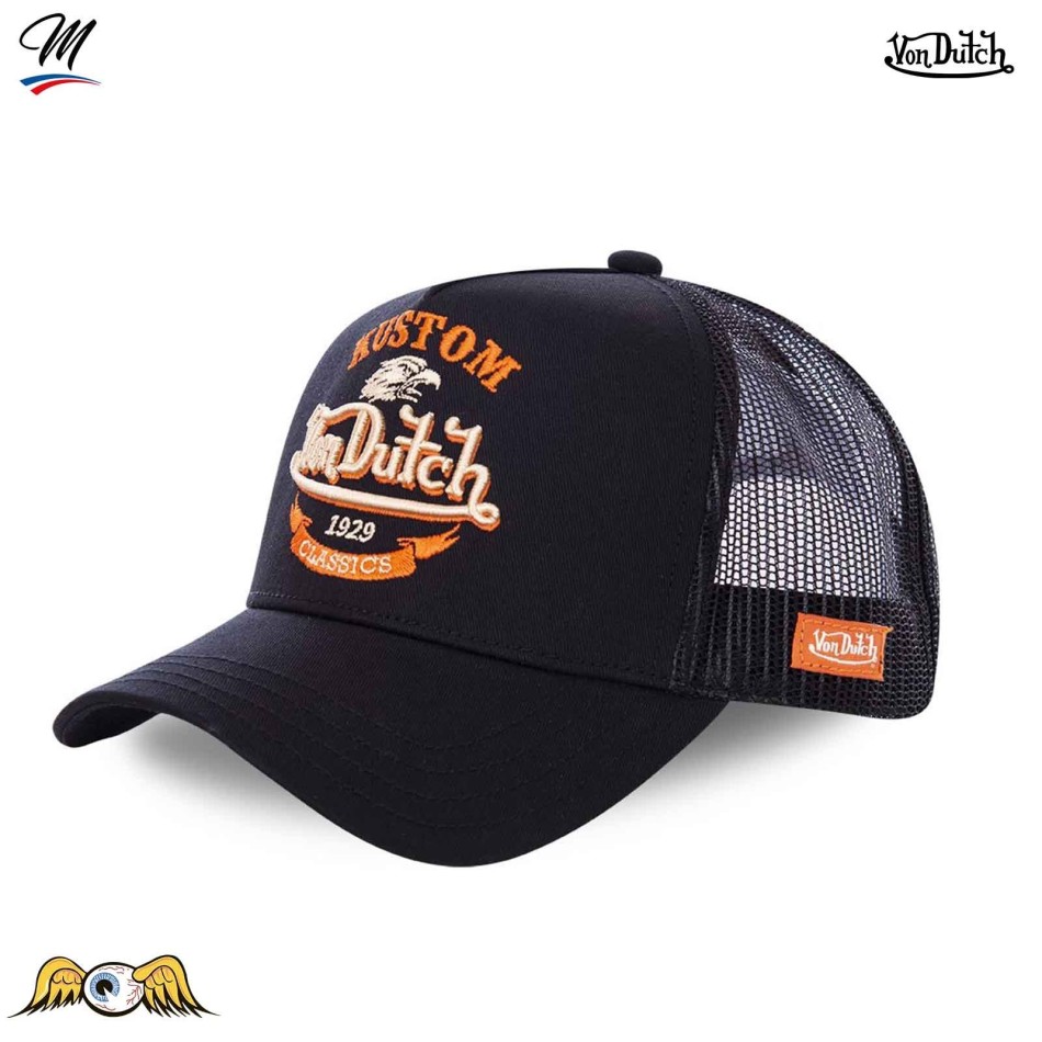 VON DUTCH Trucker Eagle Kustom-keps för barn Fri leverans