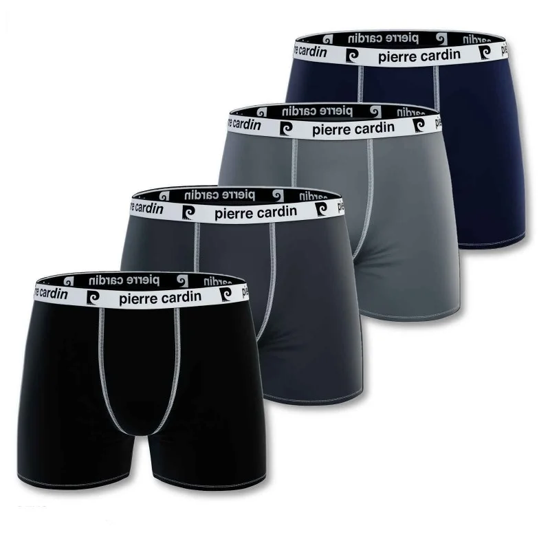 PIERRE CARDIN Set of 4 Men s Boxers 100 Cotton Men s Underwear