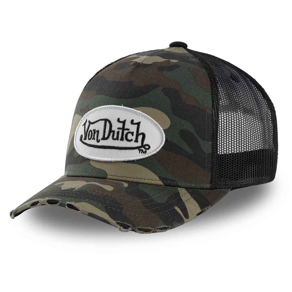 VON DUTCH Trucker Camouflage-keps för barn Fri leverans