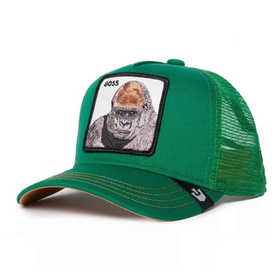 GOORIN BROS Grön keps Barn Trucker BOSS - Gorilla Fri leverans