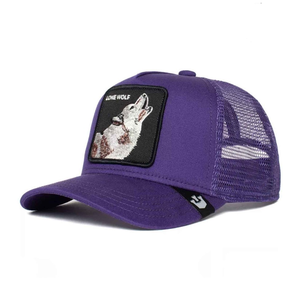 GOORIN BROS Children's Trucker Cap WOLF- Wolf Navy or Purple
