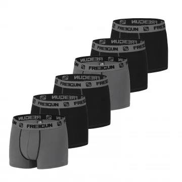 Pack of 6 Men's Cotton Boxers (Boxers) Freegun on FrenchMarket