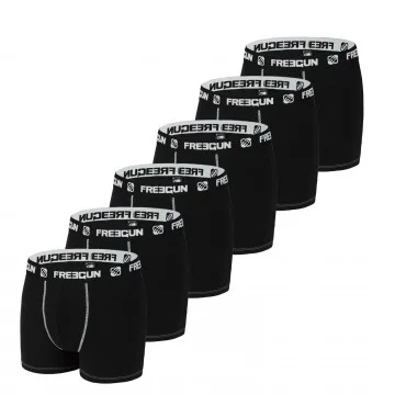 Lot de 6 Boxers Homme Coton (Lot boxers Homme) Freegun chez FrenchMarket