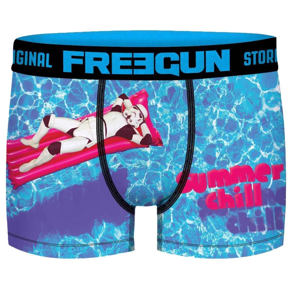 FREEGUN Stormtrooper Boxer Brief "Happy Summer" för män | Pool & BBQ