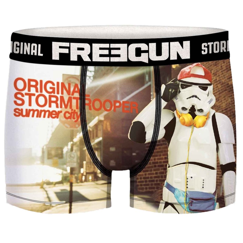 FREEGUN Stormtrooper Boxer Brief "Happy Summer" för män | Pool & BBQ