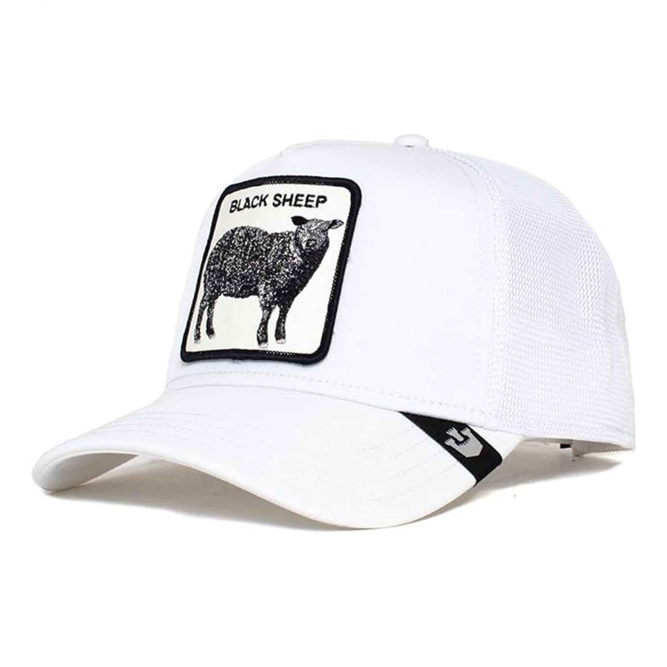 Trucker-Cap Schaf "Platinium BLACK SHEEP (Cap) Goorin Bros auf FrenchMarket