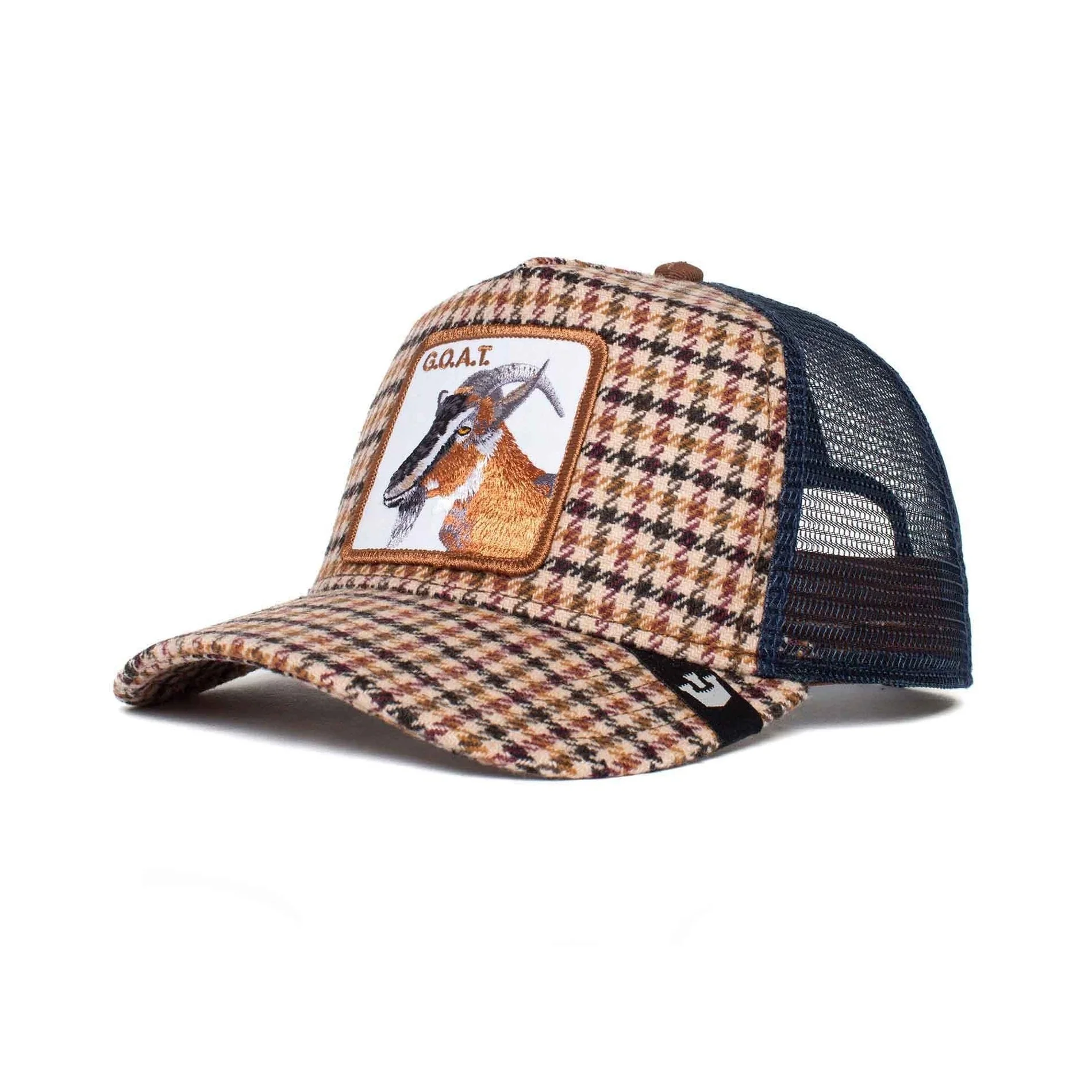GOORIN BROS Checked Cap G.O.A.T. Good Kid Plaad City Goat