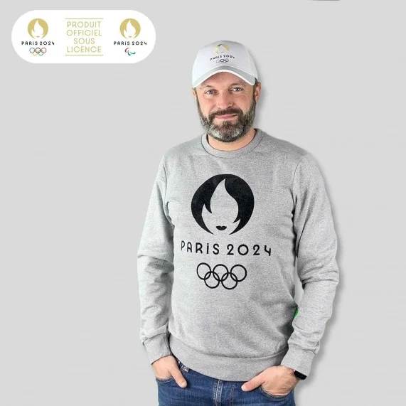 Felpa "Giochi Olimpici Parigi 2024" in cotone biologico (Pullover) French Market chez FrenchMarket