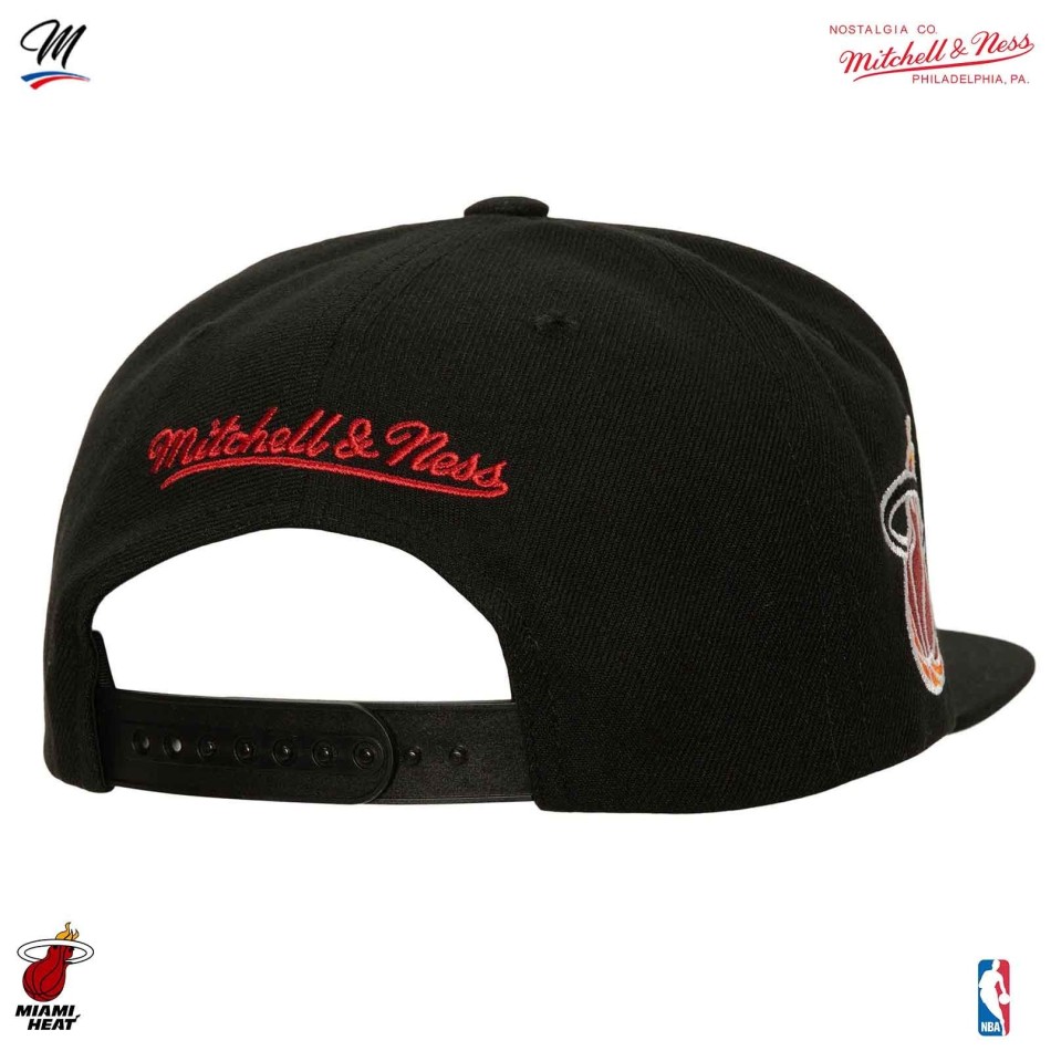 Casquette NBA Miami Heat HWC "Retro Sport" (Casquettes) Mitchell & Ness chez FrenchMarket