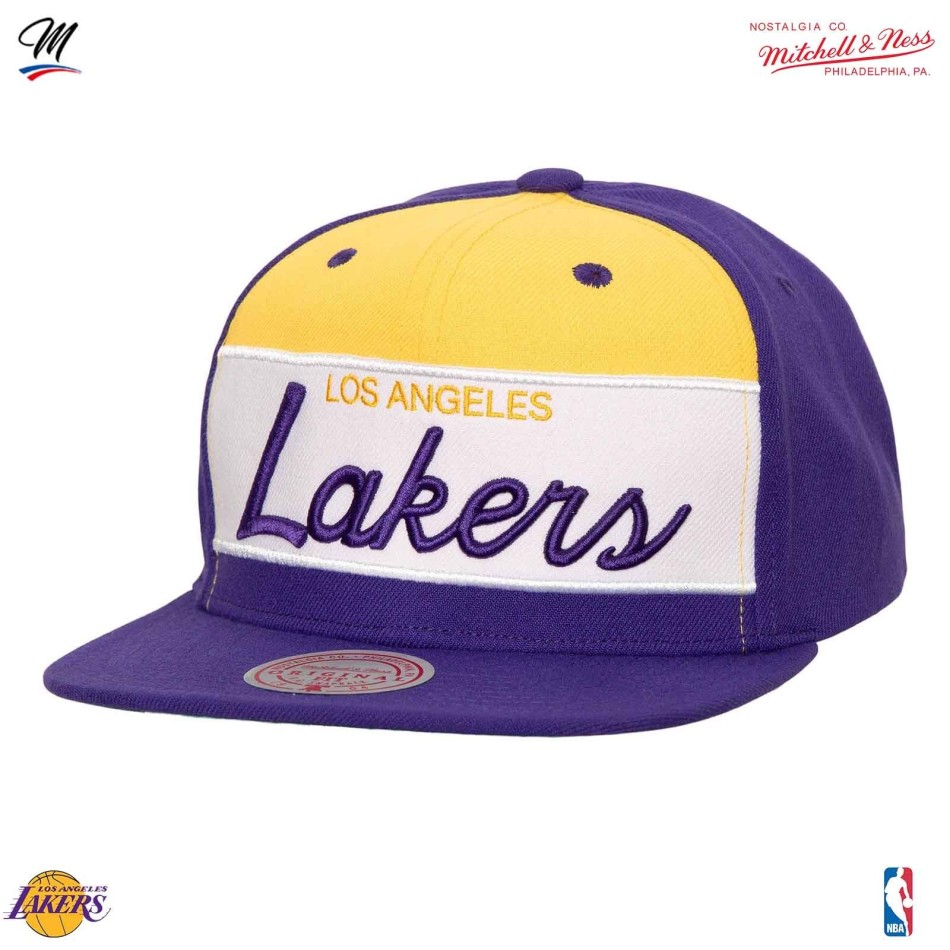 NBA Los Angeles Lakers HWC "Retro Sport" cap (Caps) Mitchell & Ness on FrenchMarket