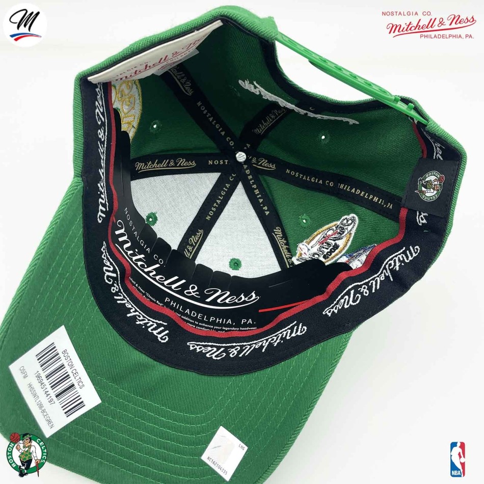 MITCHELL & NESS Boston Celtics NBA keps "Home Town Classic