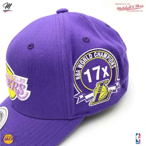Casquette NBA Los Angeles Lakers "Home Town Classic" (Casquettes) Mitchell & Ness chez FrenchMarket