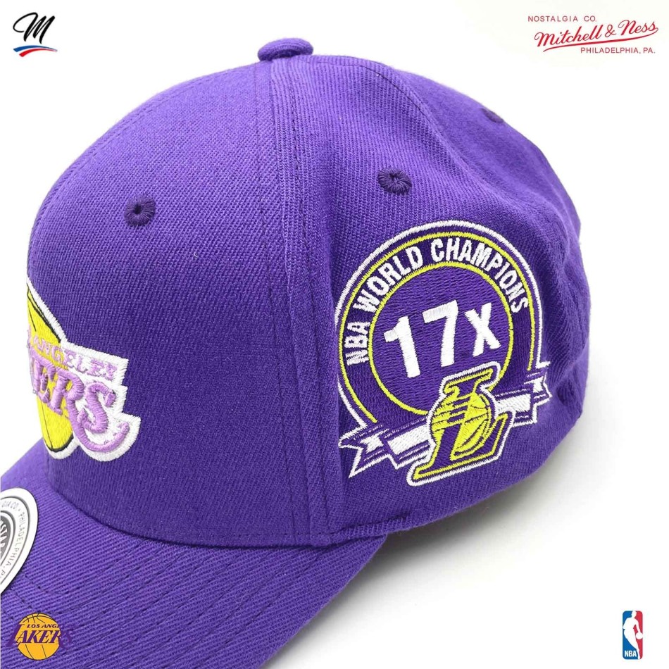 NBA Los Angeles Lakers "Home Town Classic" cap (Caps) Mitchell & Ness on FrenchMarket