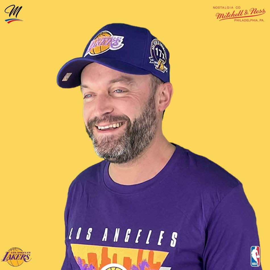NBA Los Angeles Lakers "Home Town Classic" cap (Caps) Mitchell & Ness on FrenchMarket