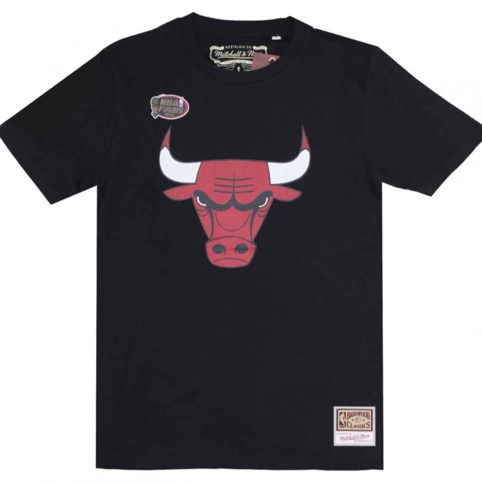 Camiseta "NBA Team Logo" de los Chicago Bulls (Camisetas) Mitchell & Ness chez FrenchMarket